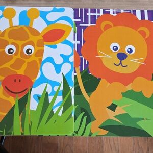 3 Piece Giraffe or Loin Placemats NEW